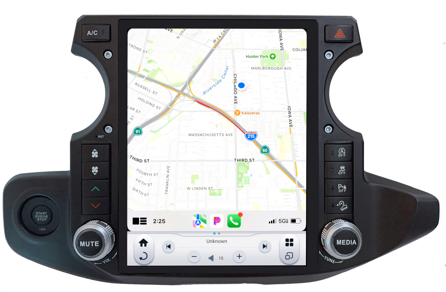 2018-2023 JEEP WRANGLER JL / GLADIATOR JT GENERATION 6 T-STYLE RADIO