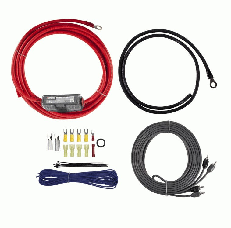 8 AWG OFC Amp Kit - 600 W with RCA Cable