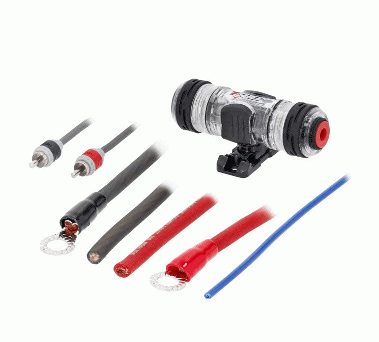 8 AWG OFC Amp Kit - 600 W with RCA Cable