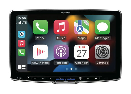 Alpine iLX-F511 - Halo 11" Single Din Floating Touchscreen w/ Apple Carplay & Android Auto
